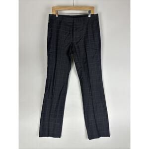 Gucci Dress Pants Plaid Flat Front Men’s Size 46 R